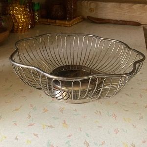Vintage Sliver Plated Basket